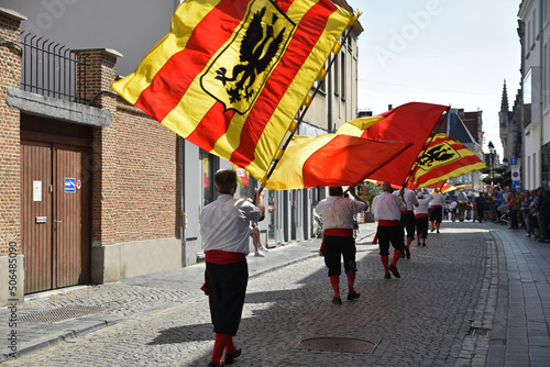 Procession de Hanswijk à Malines. Belgique	