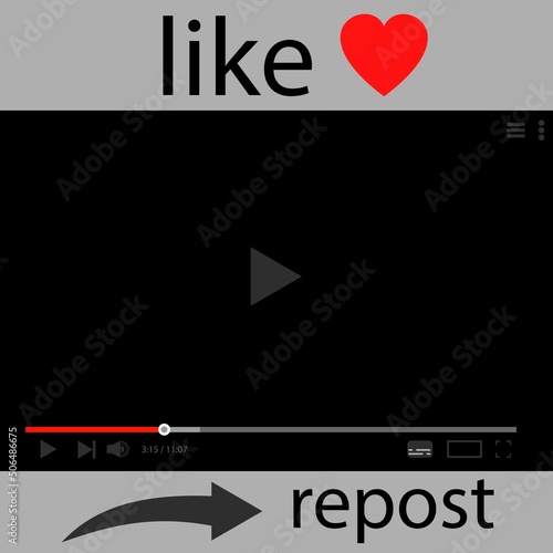 video on top like below repost