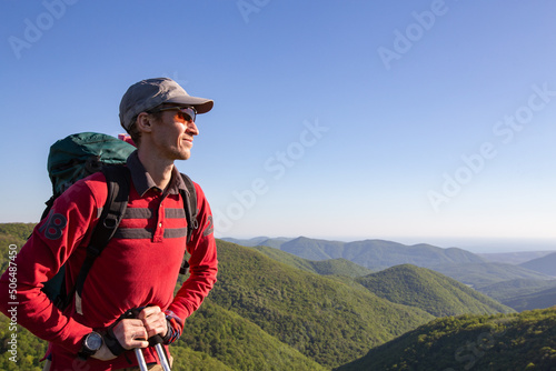 Man in a hike