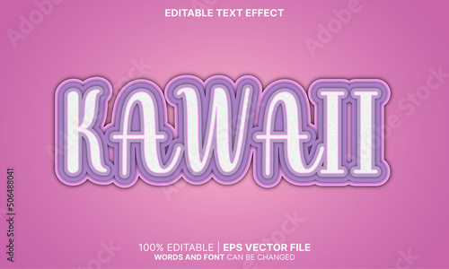 Kawaii Text Effect