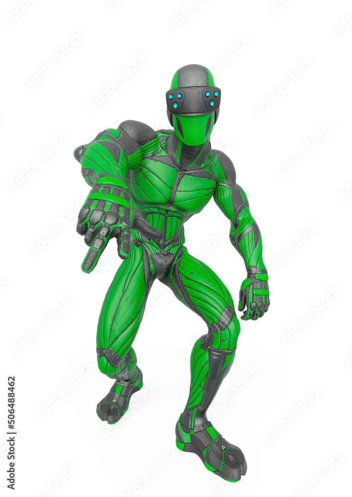 super hero is doing a street hiphop move in an exosuit super hero is doing a street hiphop move in an exosuit