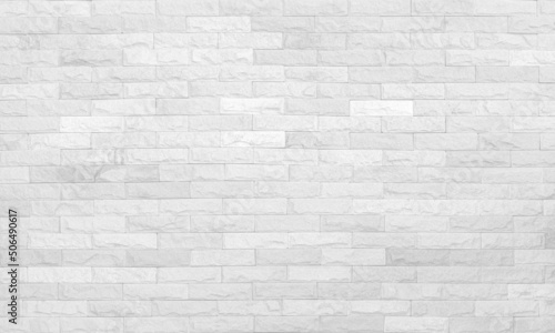 White vintage brick wall background, texture interior Construction industry. Selective focus. 