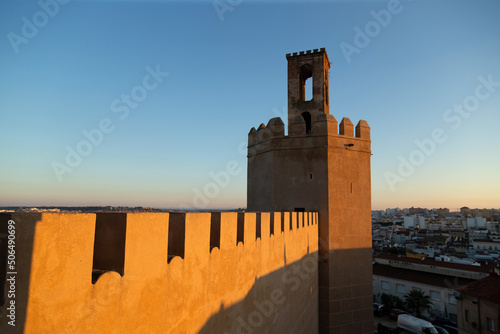 Torre de Espantaperros (siglo XII), en la alcazaba de Badajoz. Extremadura, España. photo