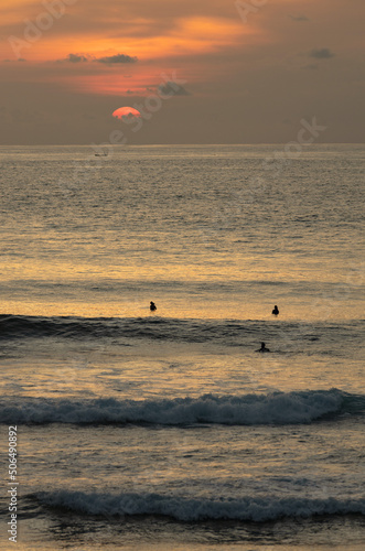 Sunset in Bali, Uluwatu beach, Indonesia