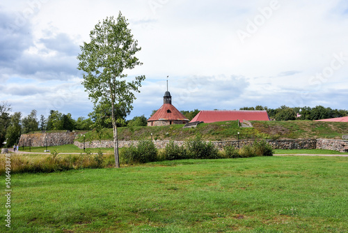 Korela fortress. Priozersk. Travel in Russia photo