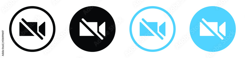 no video camera icon for streaming , facetime icons video call symbol ...