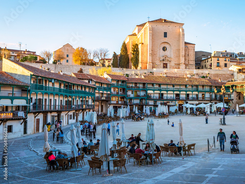 Plaza Mayor de Chinchon en Castilla la Mancha
