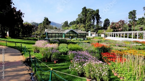 Beautiful Government botanical gardens in Ooty, Tamilnadu, India.