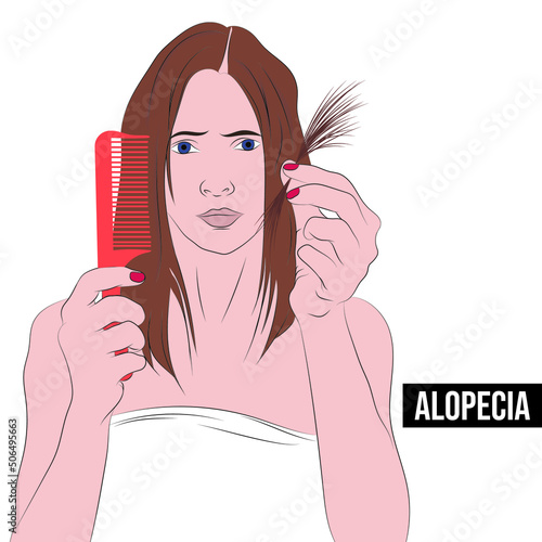 Alopecia is the abnormal loss of hair, it affects the scalp or other areas of the skin where there is hair.