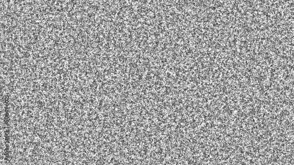Glitch interference static lines on black background animation Glitch interference static lines on black background animation