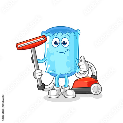 bolster pillow clean with a vacuum . character vector