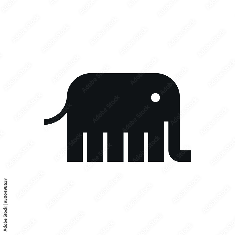 Elephant vector icon illustration.Modern elephant logo design. Elephant vector icon illustration.Modern elephant logo design.
