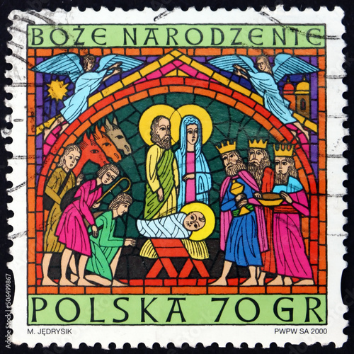 Postage stamp Poland 2000 Nativity