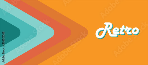 Retro background for banner, poster, web, cover. Vector illustration concept