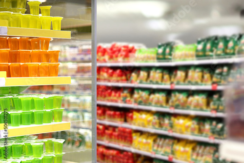 Wallpaper Mural Choosing food from shelf in supermarket,vegetables in grocery section,Grocery stores Torontodigital.ca