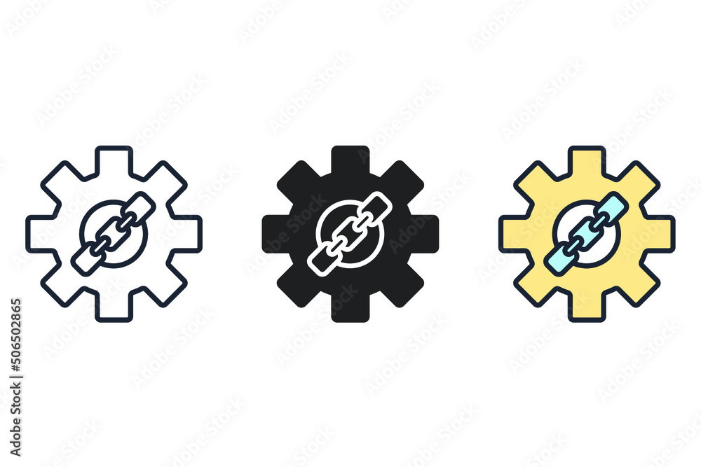 backlinks icons symbol vector elements for infographic web backlinks icons symbol vector elements for infographic web