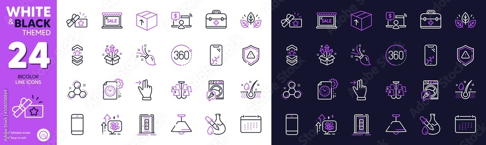 Washing machine, Project deadline and Package line icons for website, printing. Collection of Door, Brush, Organic tested icons. Smartphone broken, Smartphone, 360 degrees web elements. Vector Washing machine, Project deadline and Package line icons for website, printing. Collection of Door, Brush, Organic tested icons. Smartphone broken, Smartphone, 360 degrees web elements. Vector
