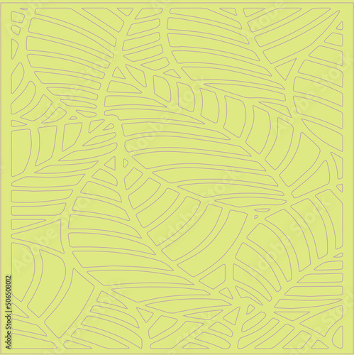 seamless abstract floral background with leaves, Tropical leaf Wallpaper, Luxury nature leaves pattern design, Golden banana leaf line arts, Hand drawn outline design for fabric , print, cover, banner
