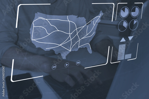 monitoring oil network united states photo