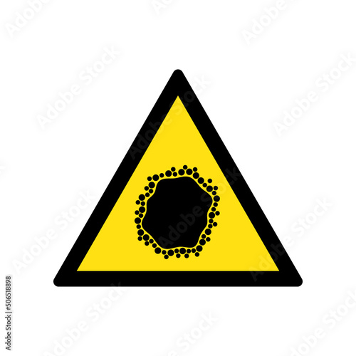 Monkeypox virus illustration, pox disease spread symbol,