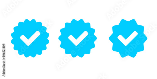 Fotografie Confirmed account icon. Verified account concept  icon