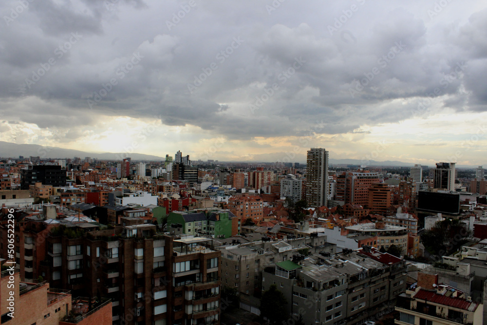 Panorámica de la Ciudad de Bogotá. Colombia