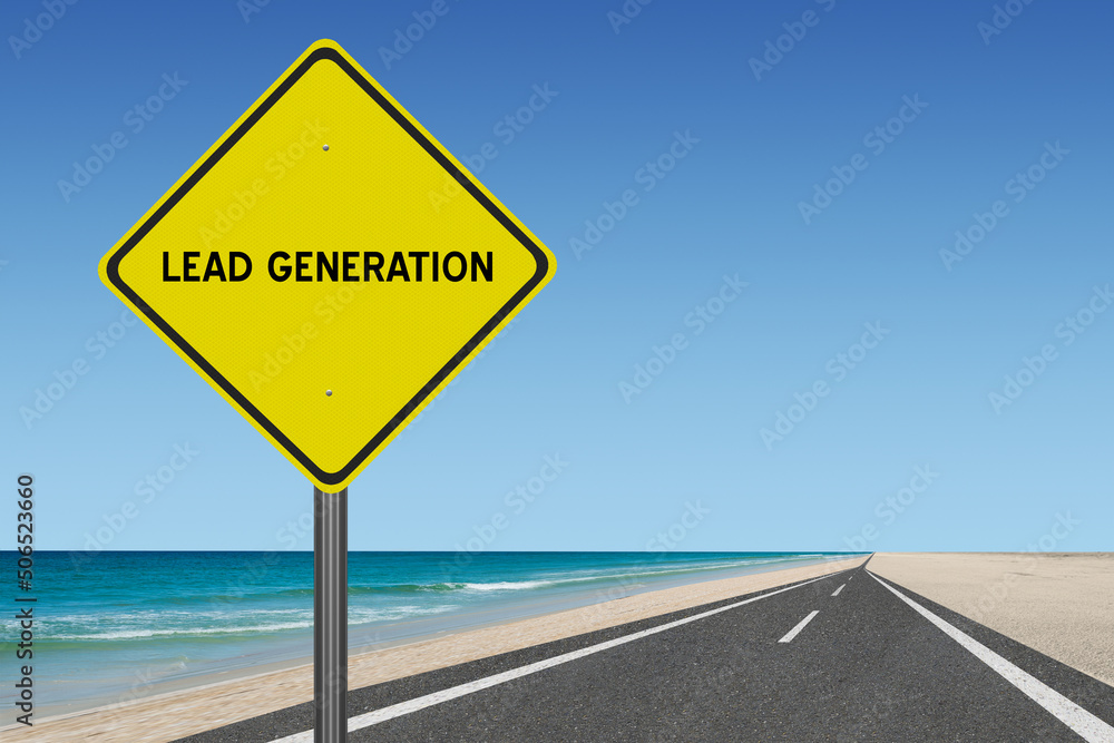 Lead Generation sign.