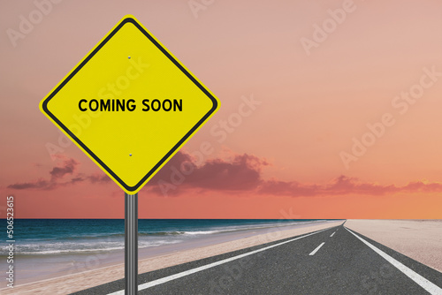 Coming Soon sign.