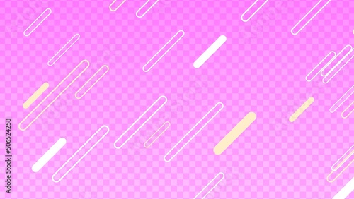 ポップ 配信 背景 アニメ VJ ピンク [別Verあり]