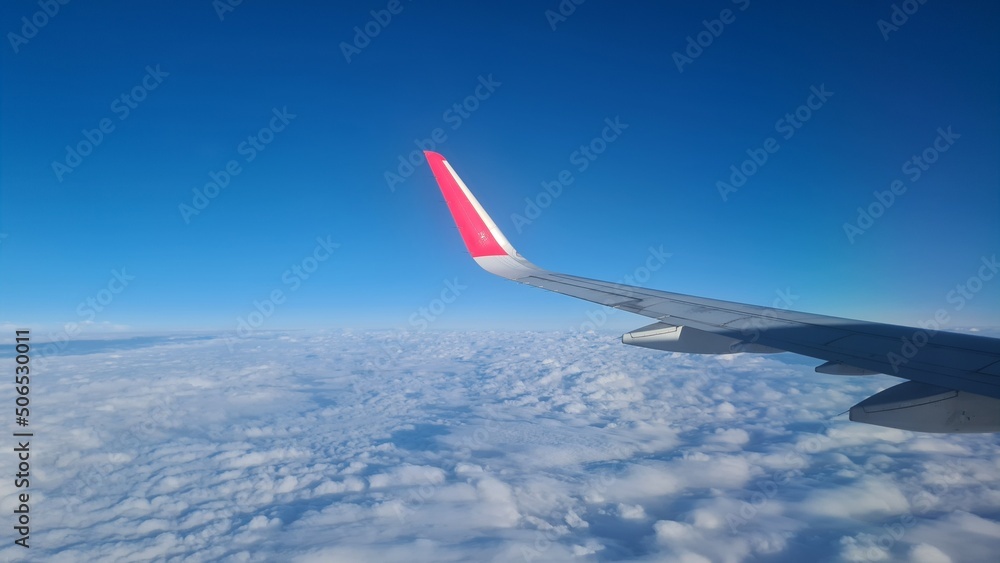 Fototapeta premium wing of airplane