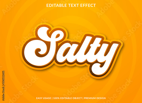 salty editable template with bold style use for business logo and brand