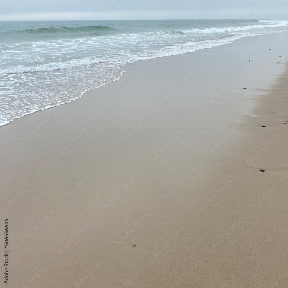 footprints on the beach footprints on the beach