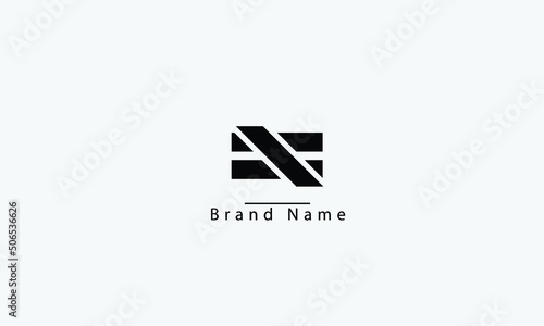 No equal vector logo design template