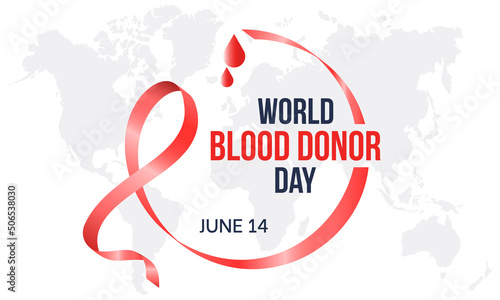 World blood donor day. June 14. Annual health awareness concept for banner, poster, card and background design.