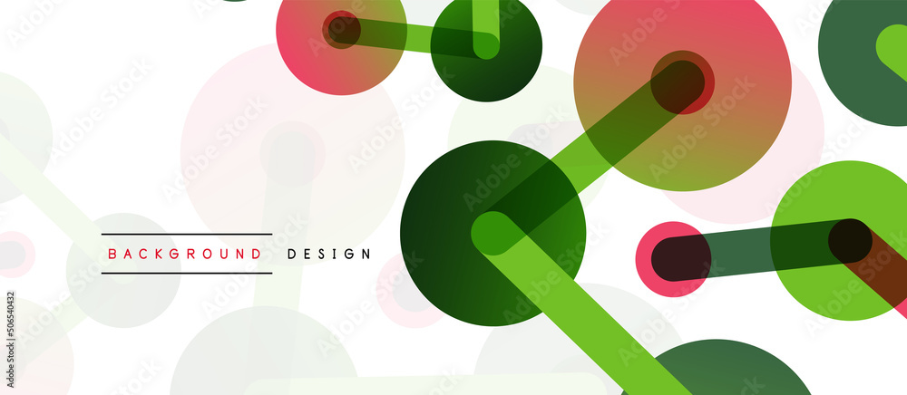 Line points connections geometric abstract background. Circles connected by lines. Trendy techno business template for wallpaper, banner, background or landing Line points connections geometric abstract background. Circles connected by lines. Trendy techno business template for wallpaper, banner, background or landing