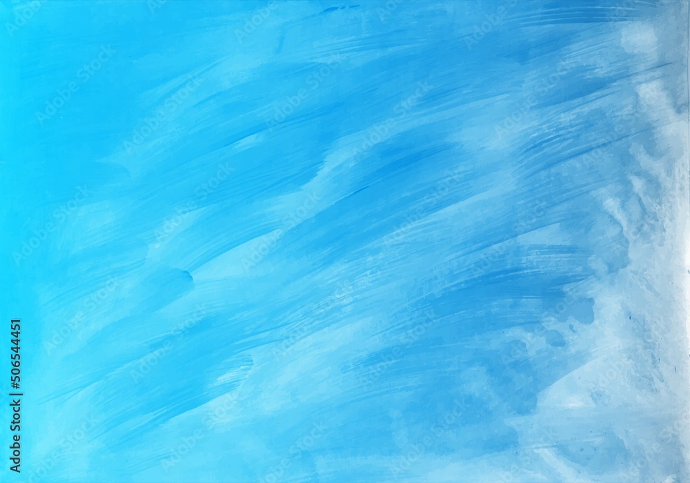 Hand painted blue watercolor texture background Hand painted blue watercolor texture background