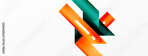 Background color abstract overlapping stripes. Minimal composition vector illustration for wallpaper banner background or landing page