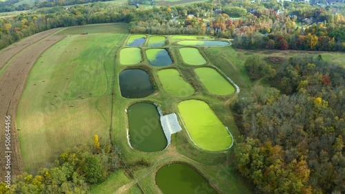 Waste treatment lagoons photo