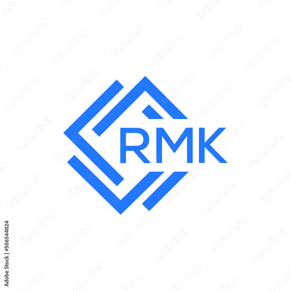RMK technology letter logo design on white background. RMK creative initials technology letter logo concept. RMK technology letter design. RMK technology letter logo design on white background. RMK creative initials technology letter logo concept. RMK technology letter design.