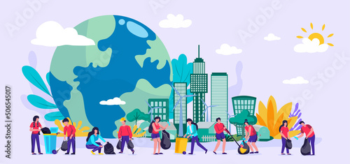 Conserving the environment by collecting plastic in big cities and dispose of waste in the right place. Recycling will improve the ecosystem.