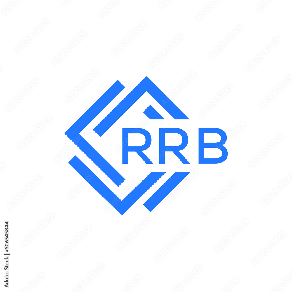 RRB technology letter logo design on white  background. RRB creative initials technology letter logo concept. RRB technology letter design.