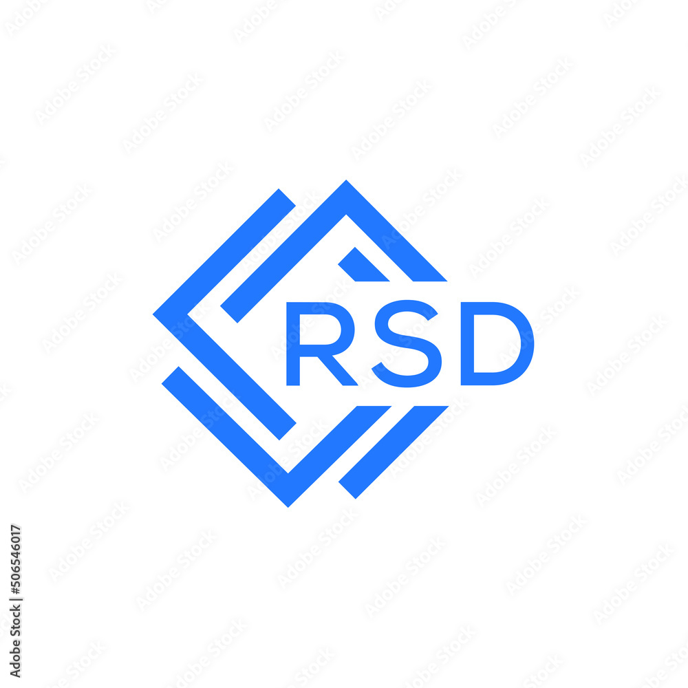 RSD technology letter logo design on white background. RSD creative initials technology letter logo concept. RSD technology letter design. RSD technology letter logo design on white background. RSD creative initials technology letter logo concept. RSD technology letter design.