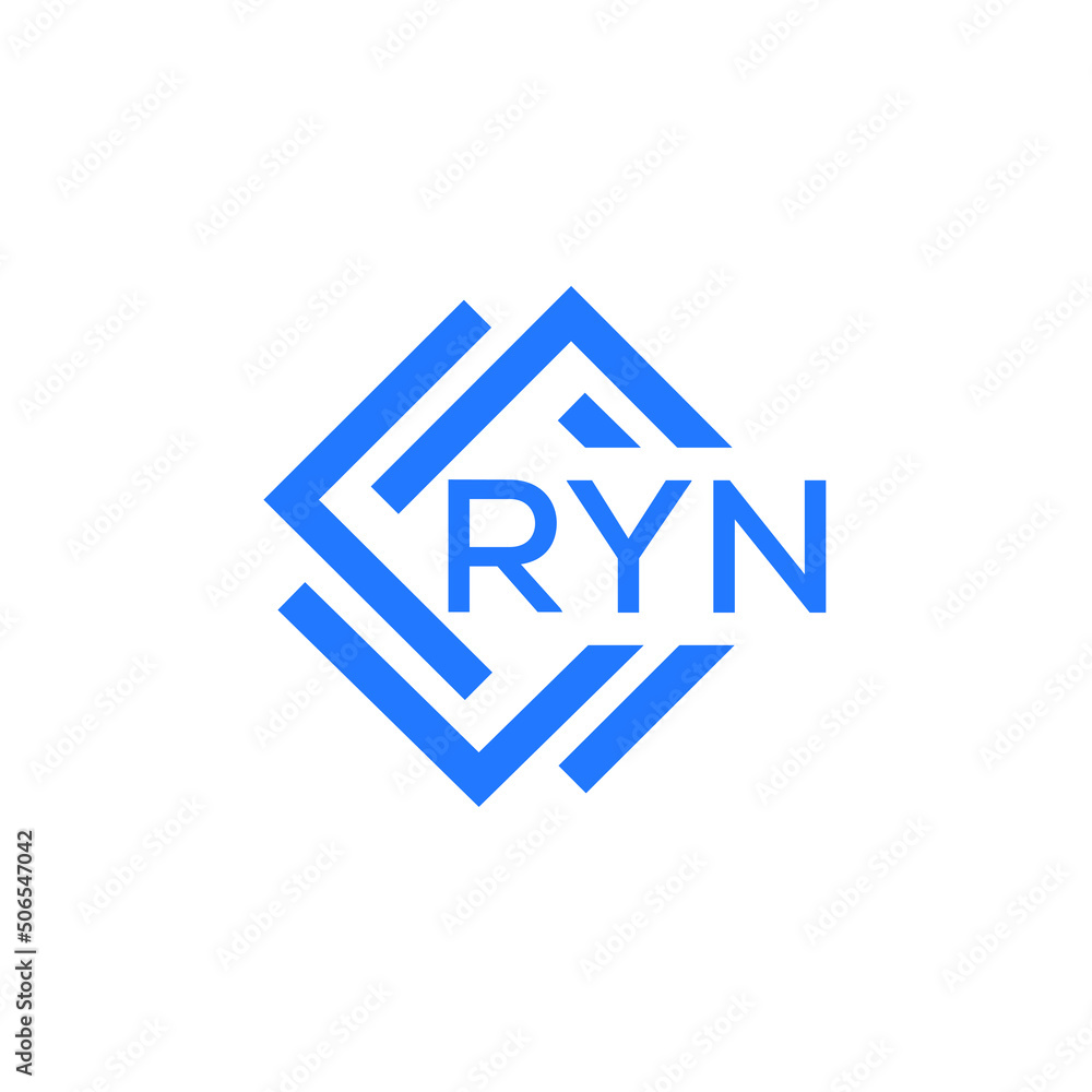 RYN technology letter logo design on white background. RYN creative initials technology letter logo concept. RYN technology letter design. RYN technology letter logo design on white background. RYN creative initials technology letter logo concept. RYN technology letter design.