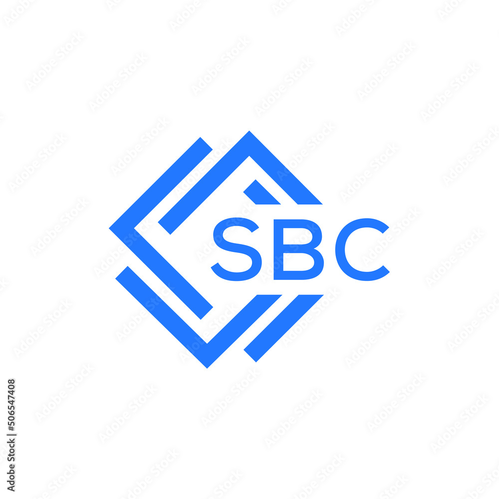 SBC technology letter logo design on white background. SBC creative initials technology letter logo concept. SBC technology letter design. SBC technology letter logo design on white background. SBC creative initials technology letter logo concept. SBC technology letter design.