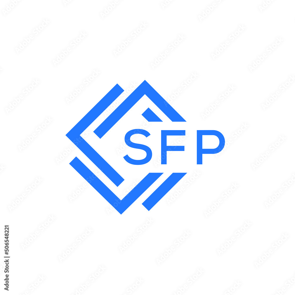 SFP technology letter logo design on white background. SFP creative initials technology letter logo concept. SFP technology letter design. SFP technology letter logo design on white background. SFP creative initials technology letter logo concept. SFP technology letter design.