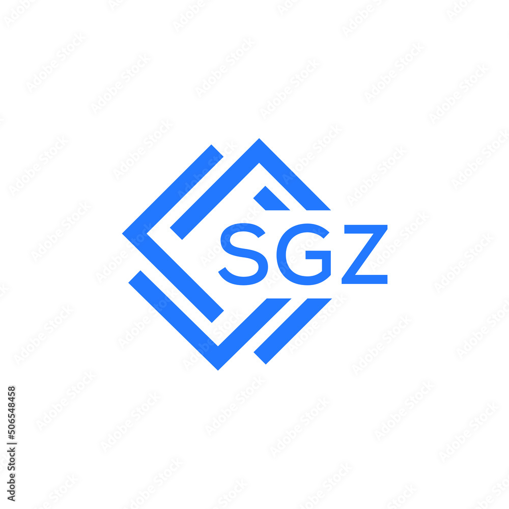SGZ technology letter logo design on white background. SGZ creative initials technology letter logo concept. SGZ technology letter design. SGZ technology letter logo design on white background. SGZ creative initials technology letter logo concept. SGZ technology letter design.