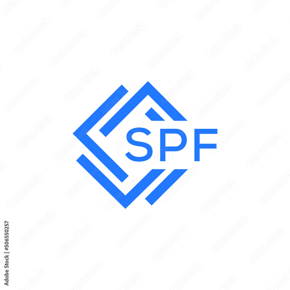 SPF technology letter logo design on white background. SPF creative initials technology letter logo concept. SPF technology letter design. SPF technology letter logo design on white background. SPF creative initials technology letter logo concept. SPF technology letter design.