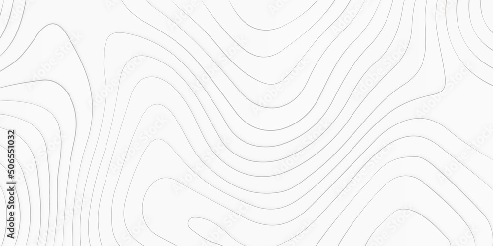 Luxury white abstract line art, topographic background and texture, monochrome image. 3D waves, cartography Background, white wave paper curved reliefs abstract background. Luxury white abstract line art, topographic background and texture, monochrome image. 3D waves, cartography Background, white wave paper curved reliefs abstract background.