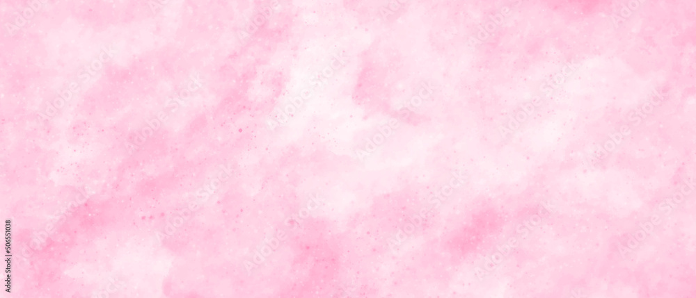Pink abstract watercolor painting textured on white paper background with painting soft textured on wet white paper background, Abstract pink watercolor illustration banner, wallpaper Pink abstract watercolor painting textured on white paper background with painting soft textured on wet white paper background, Abstract pink watercolor illustration banner, wallpaper