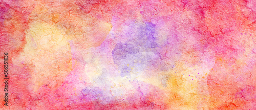 colorful vibrant aged horizontal background, Fantasy smooth light pink abstract watercolor painted background, Colorful gradient ink colors wet effect hand drawn canvas background wallpaper 